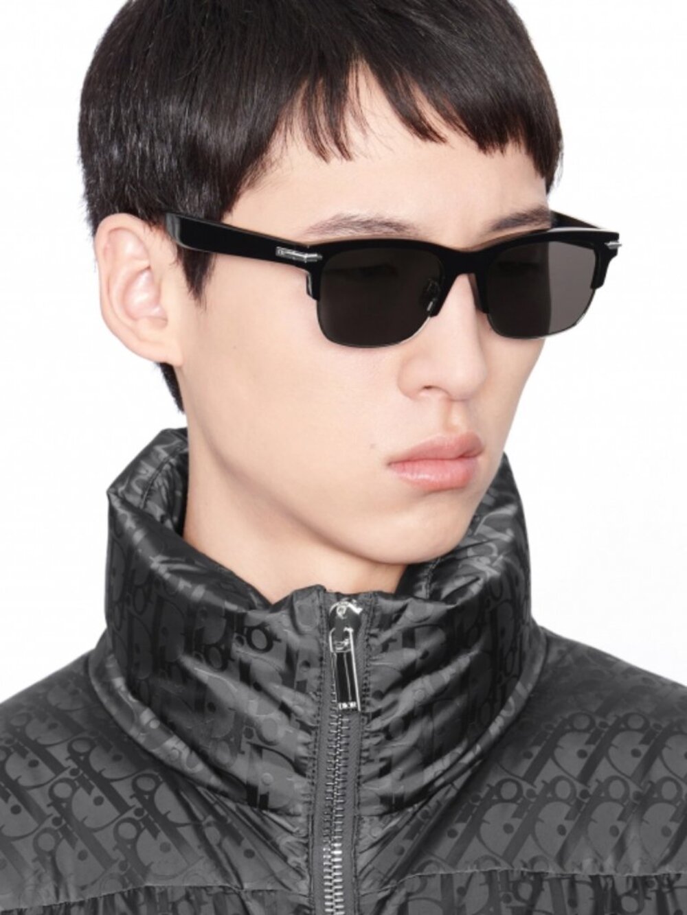 Dior DIORBLACKSUIT C1U 10A0 Square Sunglasses - Black / Grey - Picture 2 of 10